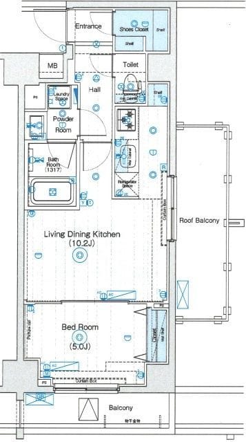 ブライズ方南町 1007 間取り図