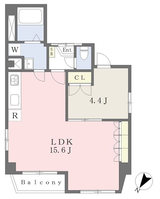 日本橋馬喰町レジデンス 701 間取り図