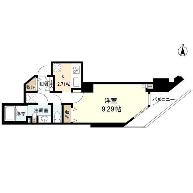 スタイリオ旗の台Ⅱ 202 間取り図