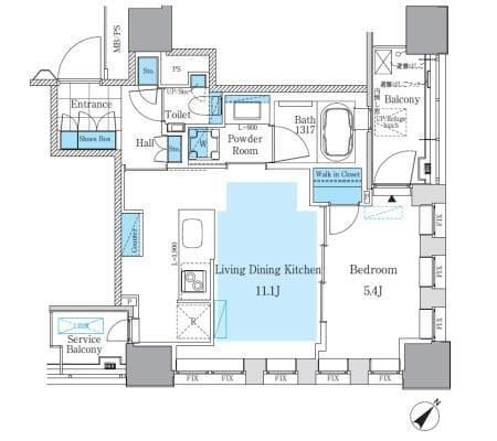 パークアクシス月島マチュアスタイル 202