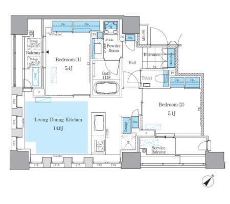パークアクシス月島マチュアスタイル 401