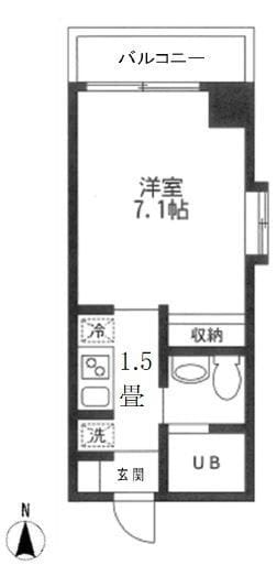 KDXレジデンス御徒町 701 間取り図