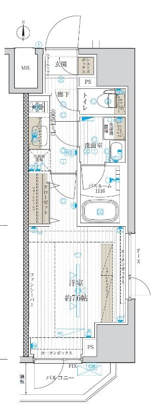 フュージョナル千住緑町 1005