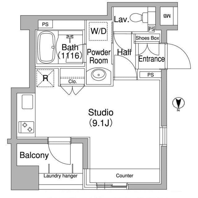 コンフォリア銀座EAST 1404