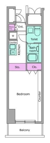 レジディア上野御徒町 1108