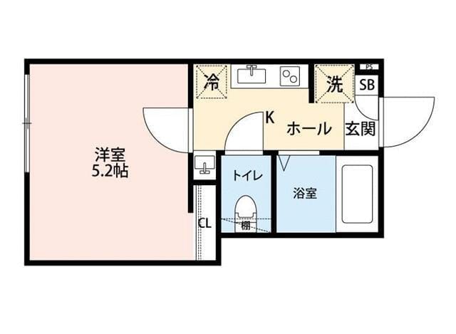 グランクオール野方フロント 302 間取り図