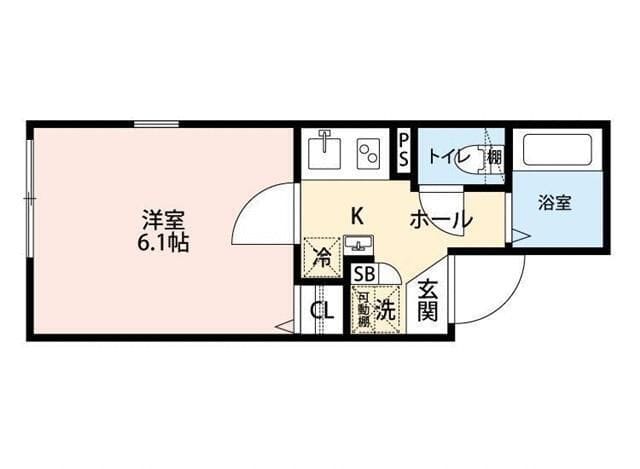 グランクオール野方フロント 303 間取り図