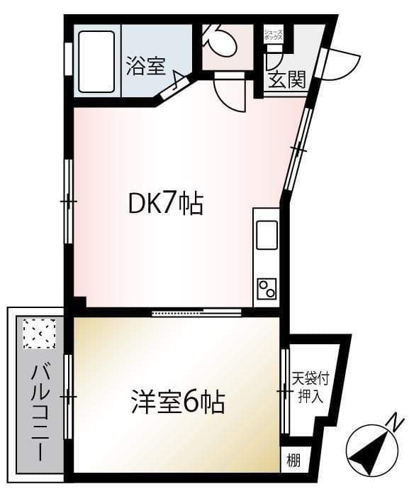 さかえコーポ 302 間取り図