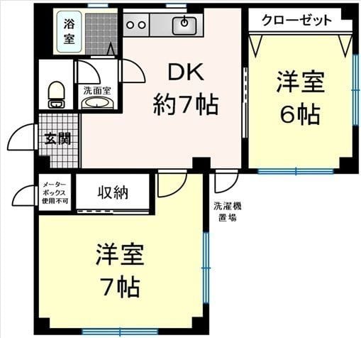 行徳ハイム 0102 間取り図