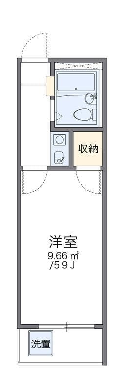 レオパレス金沢文庫第8 201 間取り図