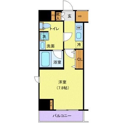 ジェノヴィア新宿中落合スカイガーデン 304 間取り図