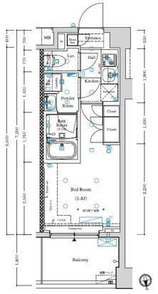 ARKMARK品川中延Sta. 205 間取り図