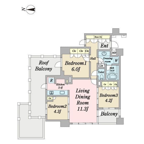 パークハウス市谷柳町 307