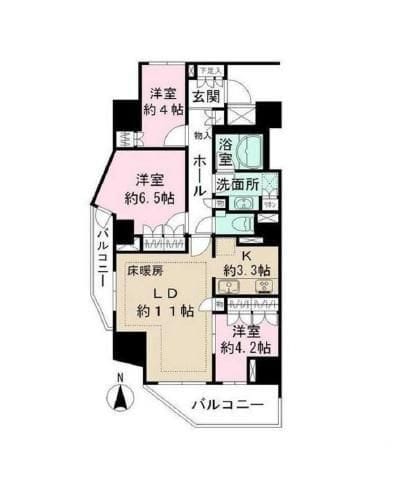 パークハウス市谷柳町 403