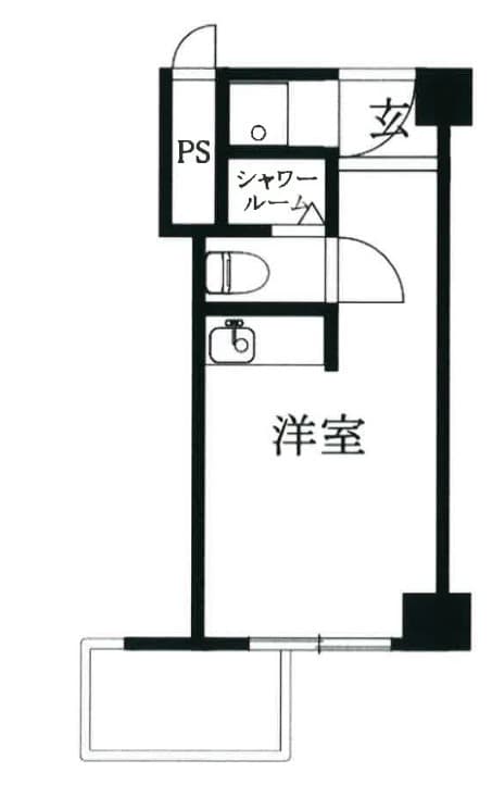 アルベルゴ御茶ノ水 1103 間取り図