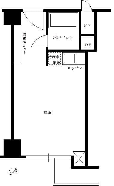 アルベルゴ御茶ノ水 314 間取り図
