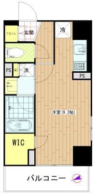 アリーチェ東高円寺 304 間取り図
