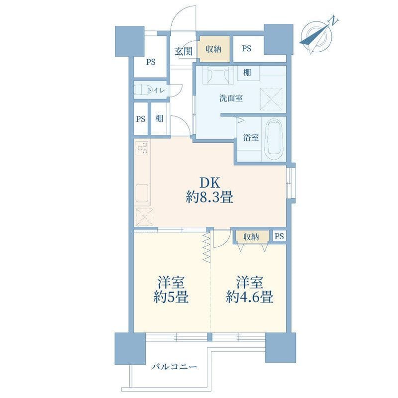 新大塚共同住宅 1301 間取り図