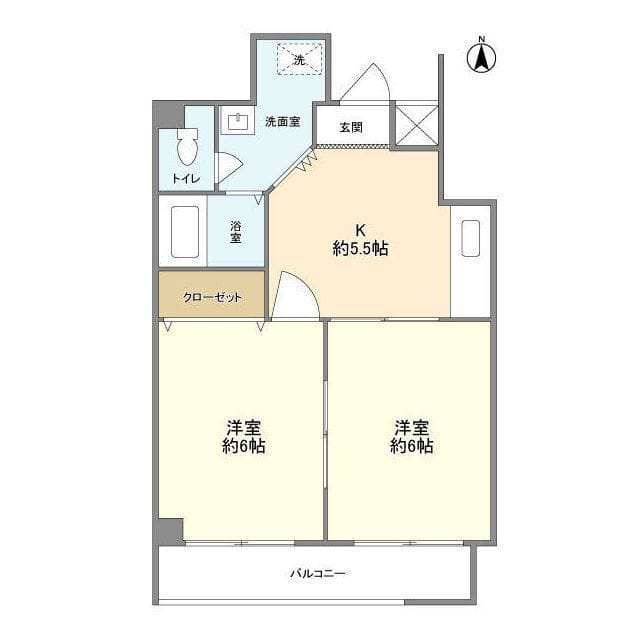 千代田マンション浜田山 102 間取り図