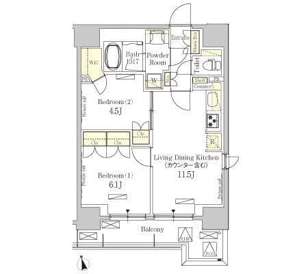 パークアクシス秋葉原East 1103