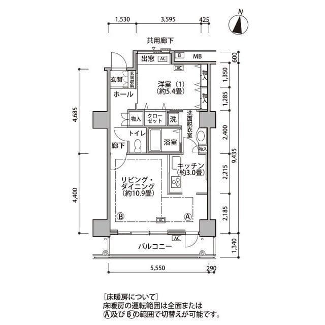 東雲キャナルコートCODAN18号棟 0828 間取り図