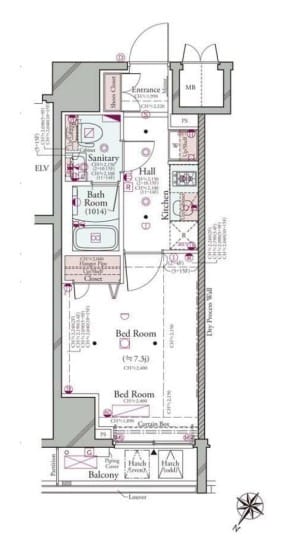 コンシェリア KAWASAKI MASTER'S VILLA 1408