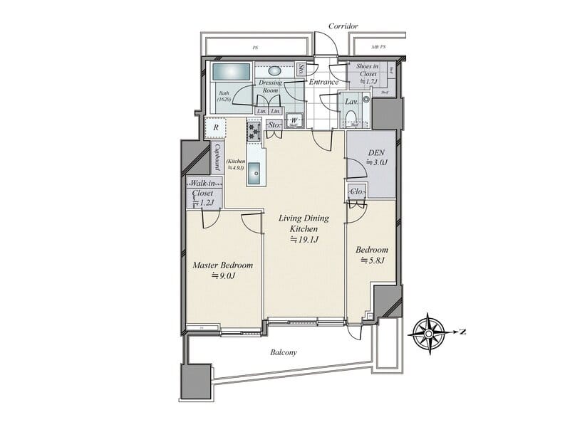 三田ガーデンヒルズ サウスヒル 1006