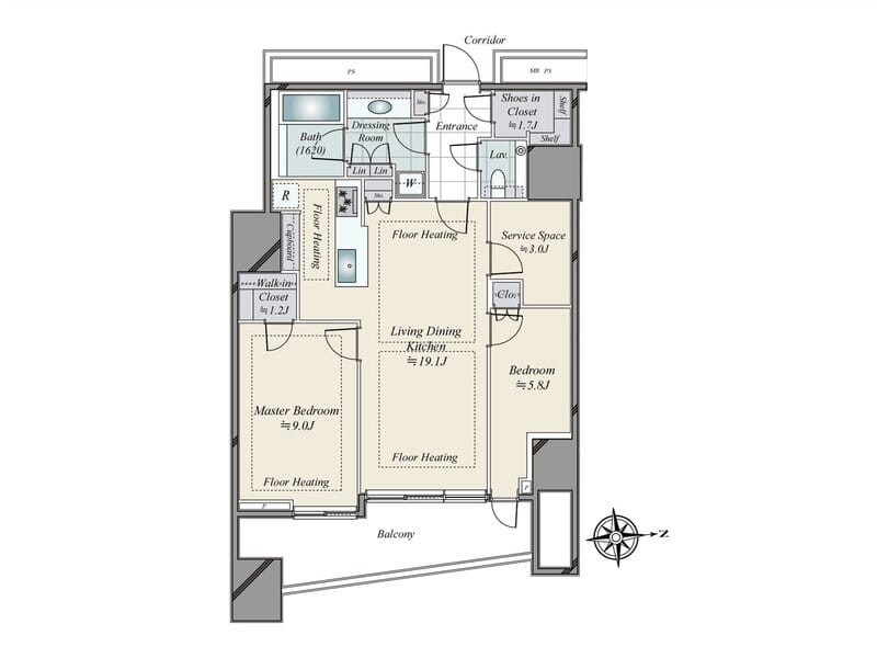 三田ガーデンヒルズ サウスヒル 1306