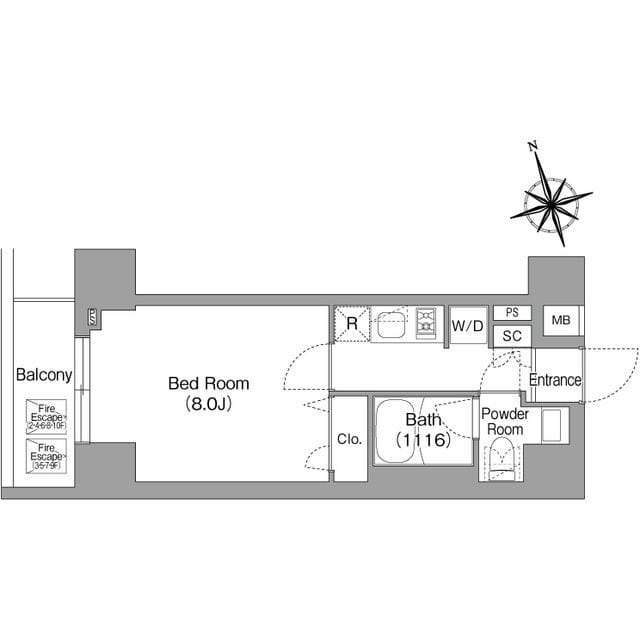 コンフォリア・リヴ八丁堀 0501
