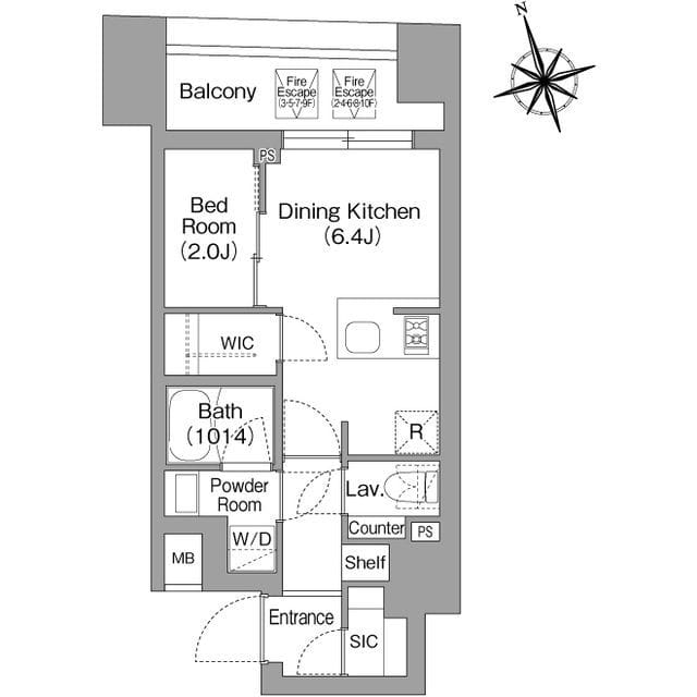 コンフォリア・リヴ八丁堀 0705