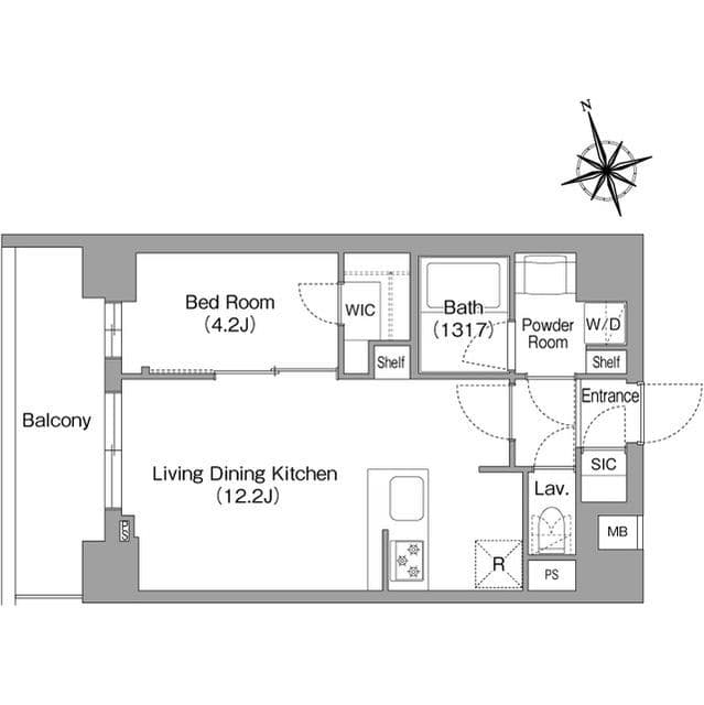 コンフォリア・リヴ八丁堀 1102