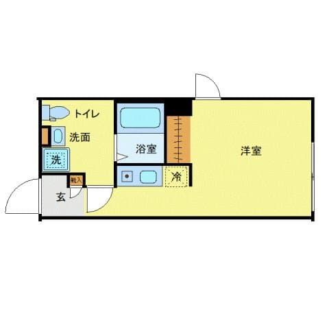 Novel Court西新井 101 間取り図