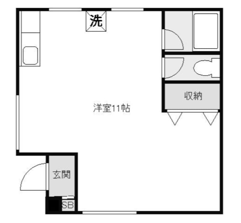 ウエル田園調布 101 間取り図