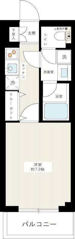 ARCOBALENO OSHIAGE EAST 305 間取り図