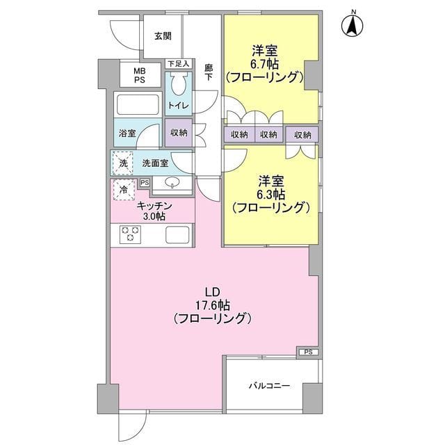 ポローニアハウス赤堤 301