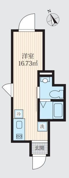 a LATO 品川西大井 301 間取り図