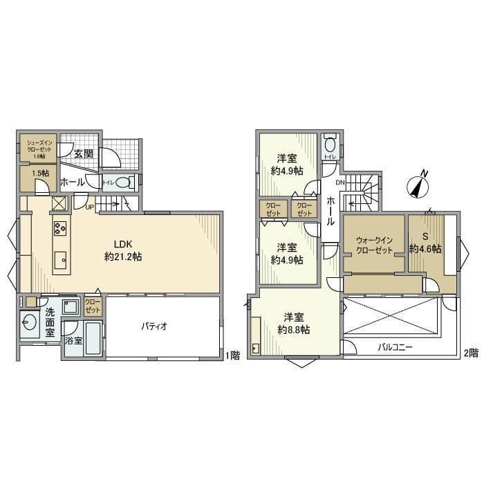 もみの木台戸建 0 間取り図