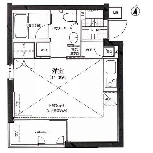 カーサ・デル・ソル小石川 0305 間取り図