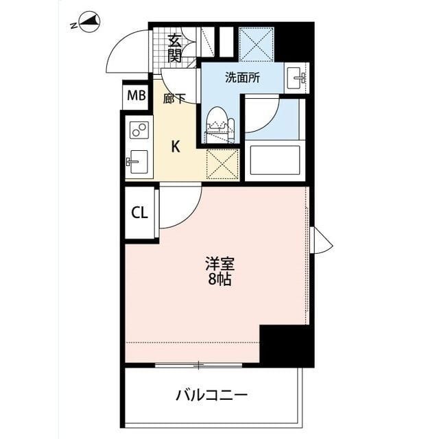 プレール・ドゥーク板橋Ⅱ 301 間取り図