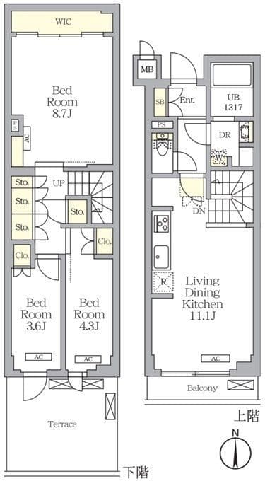アジールコート都立大学 211