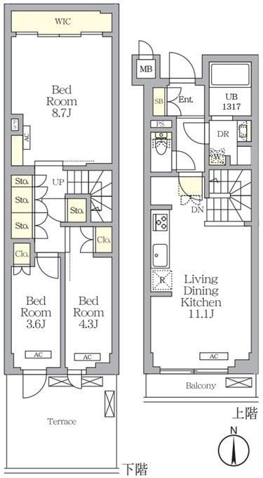 アジールコート都立大学 211
