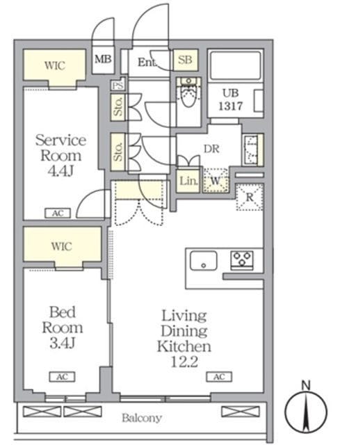 アジールコート都立大学 301