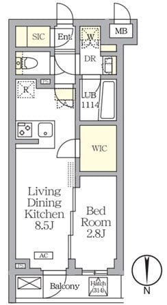 アジールコート都立大学 314