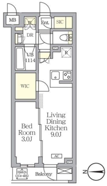 アジールコート都立大学 405