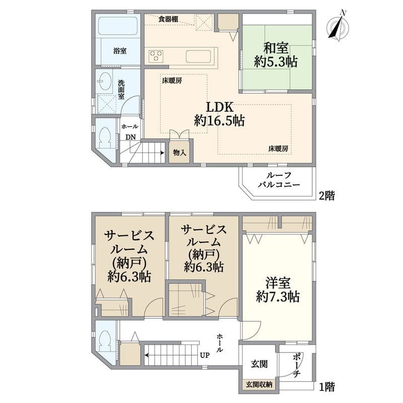 北千束2丁目戸建 37万円/なし/入力なし