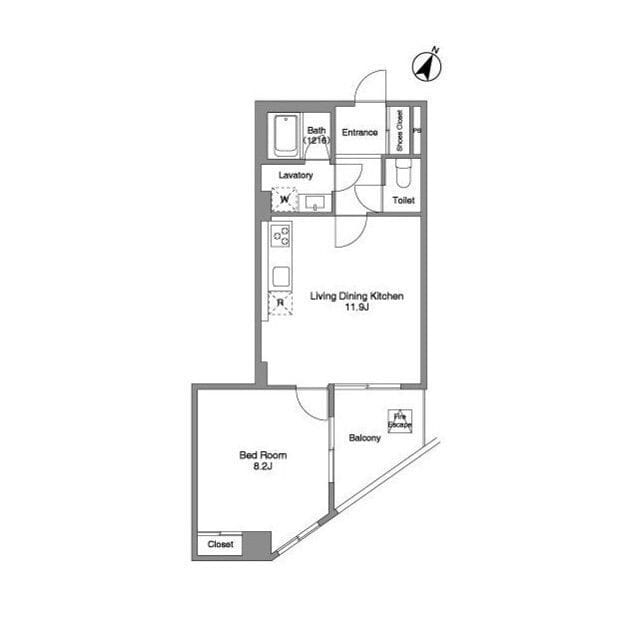 BPRレジデンス練馬富士見台 103 間取り図