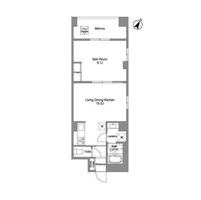 BPRレジデンス練馬富士見台 211 間取り図