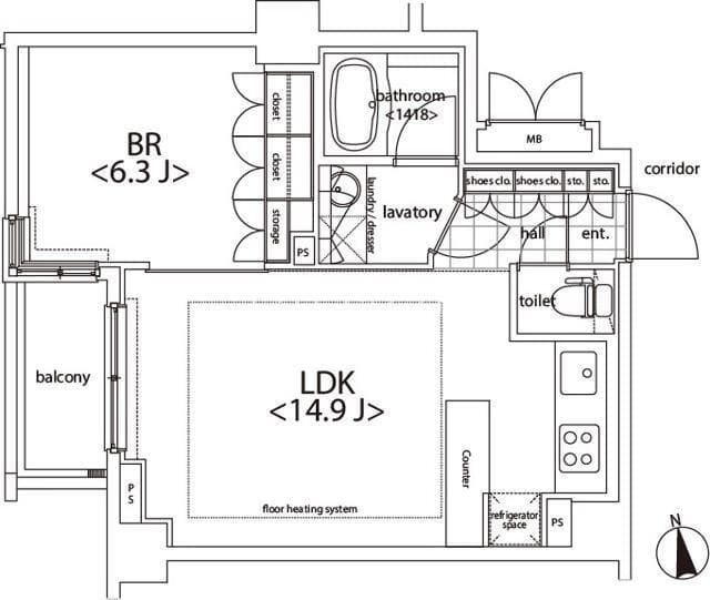 カスタリア麻布十番 305