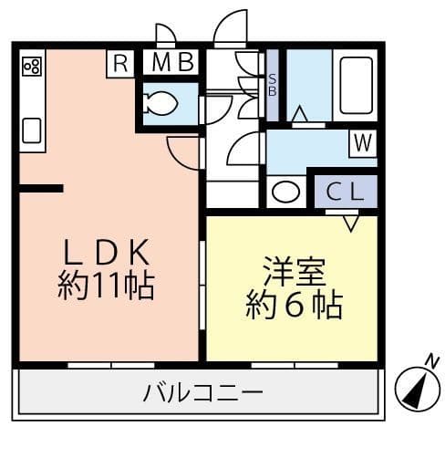 グランヴァン西馬込Ⅳ 0509 間取り図