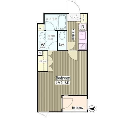 ゼルコバ上高井戸 305 間取り図